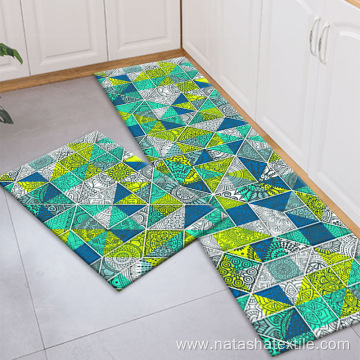 Bohemian bathroom door mat